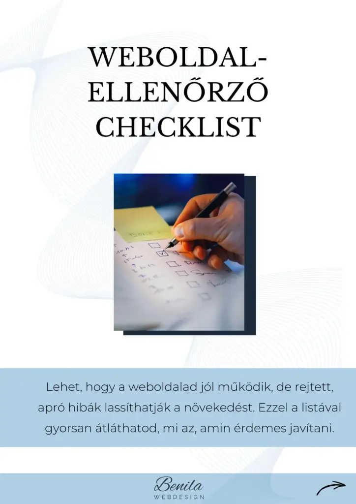 weboldal ellenőrző checklist borító